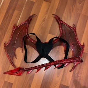 Himine Dragon Wings Props Cosplay Wing With Tail